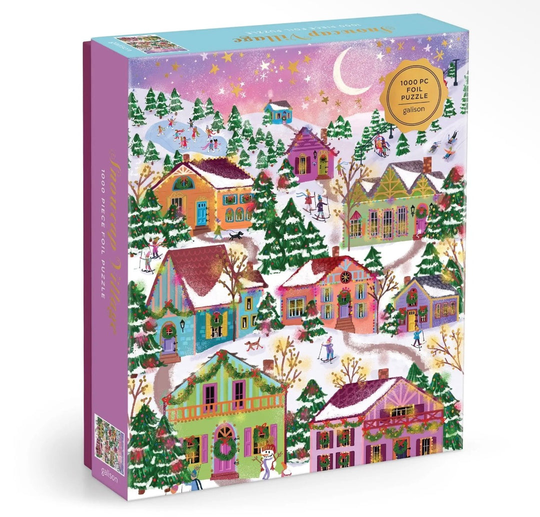 Joy Laforme Snowcap Village 1000pc Foil Puzzle