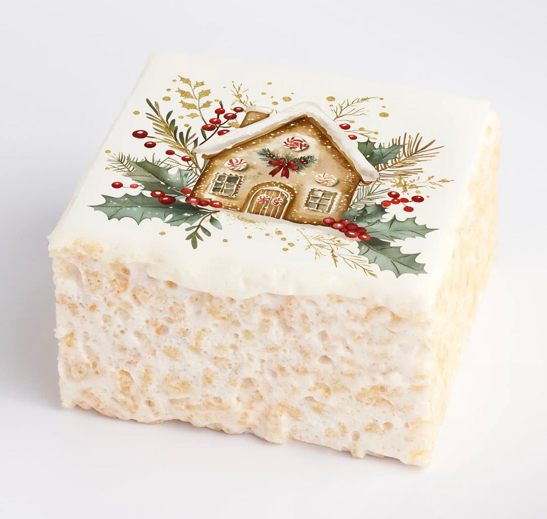 Plain &amp; Sweet Crispycake - Holiday Gingerbread House
