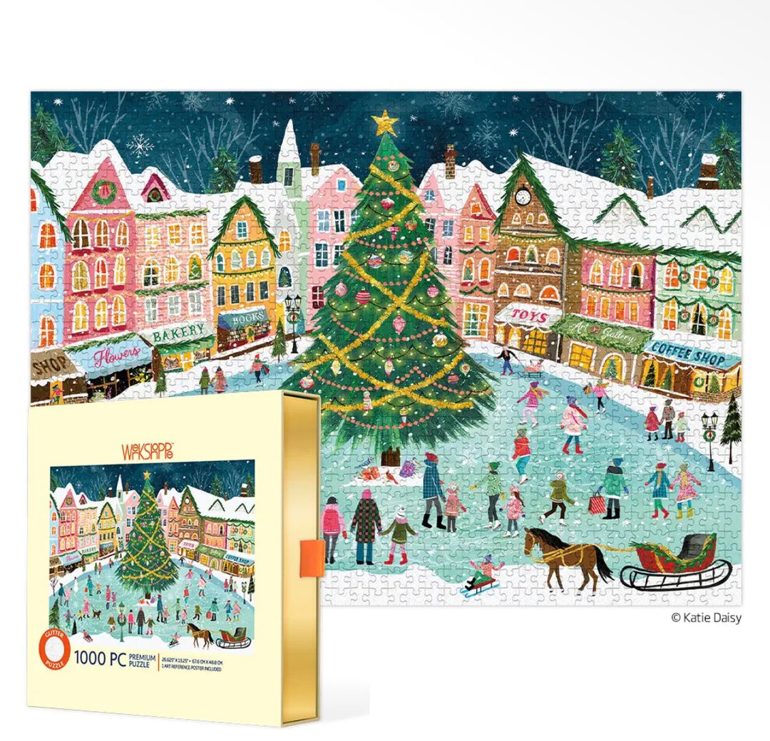 Town Square 1000 pc Christmas Puzzle