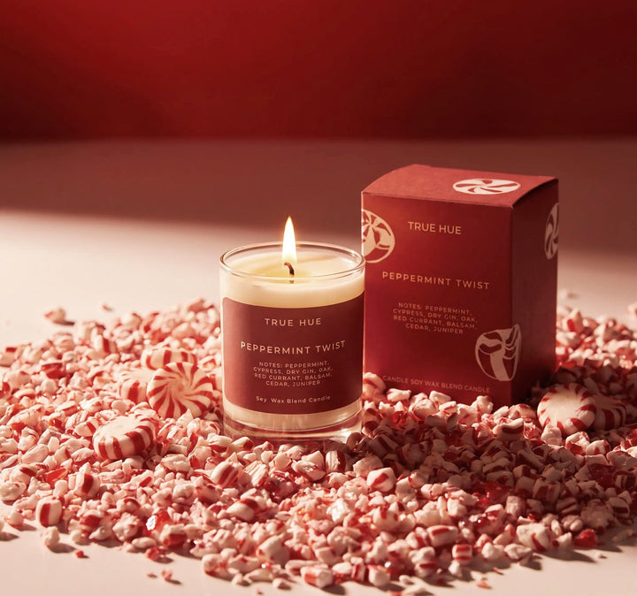 Peppermint Twist Mini Candle 2oz