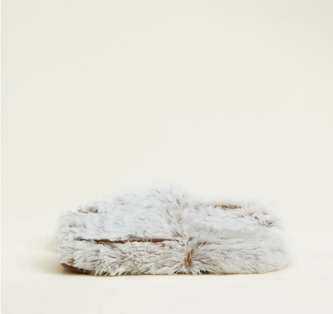 Marshmallow Brown Warmies Slippers