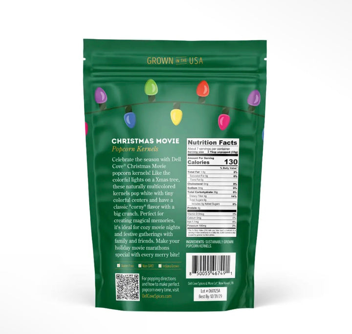 Christmas Movie Popcorn- Holiday Popcorn Kernels 8oz
