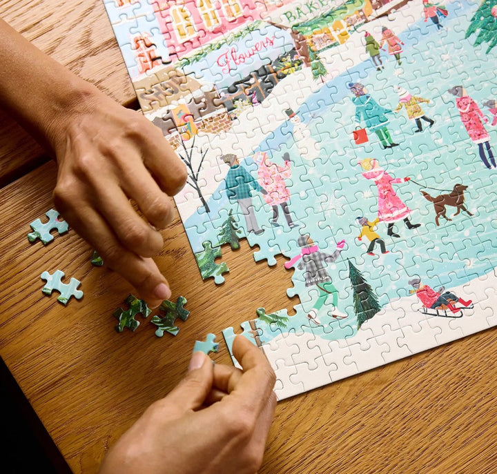 Town Square 1000 pc Christmas Puzzle