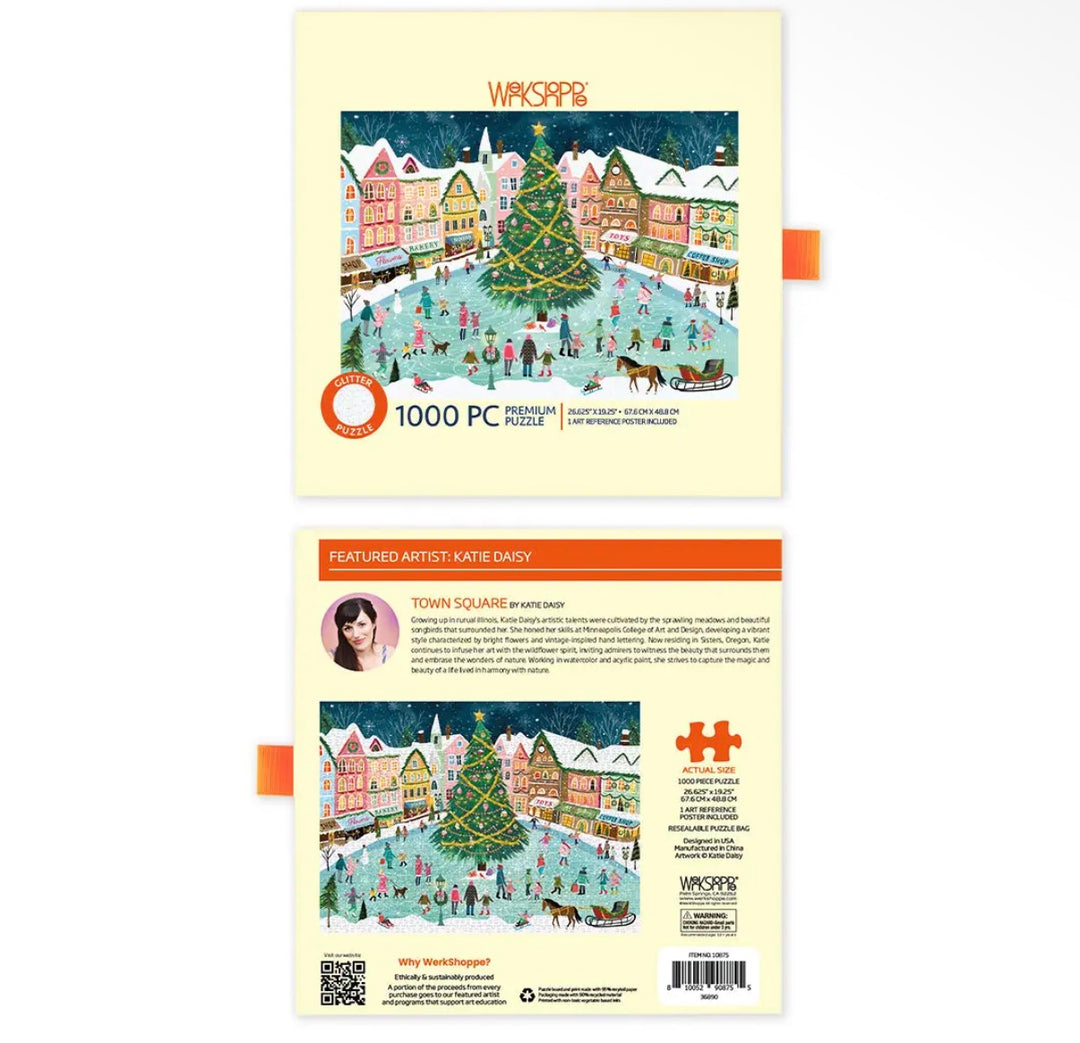 Town Square 1000 pc Christmas Puzzle