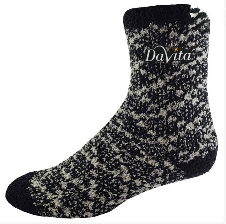 Fashion Fuzzy Feet Crew Socks