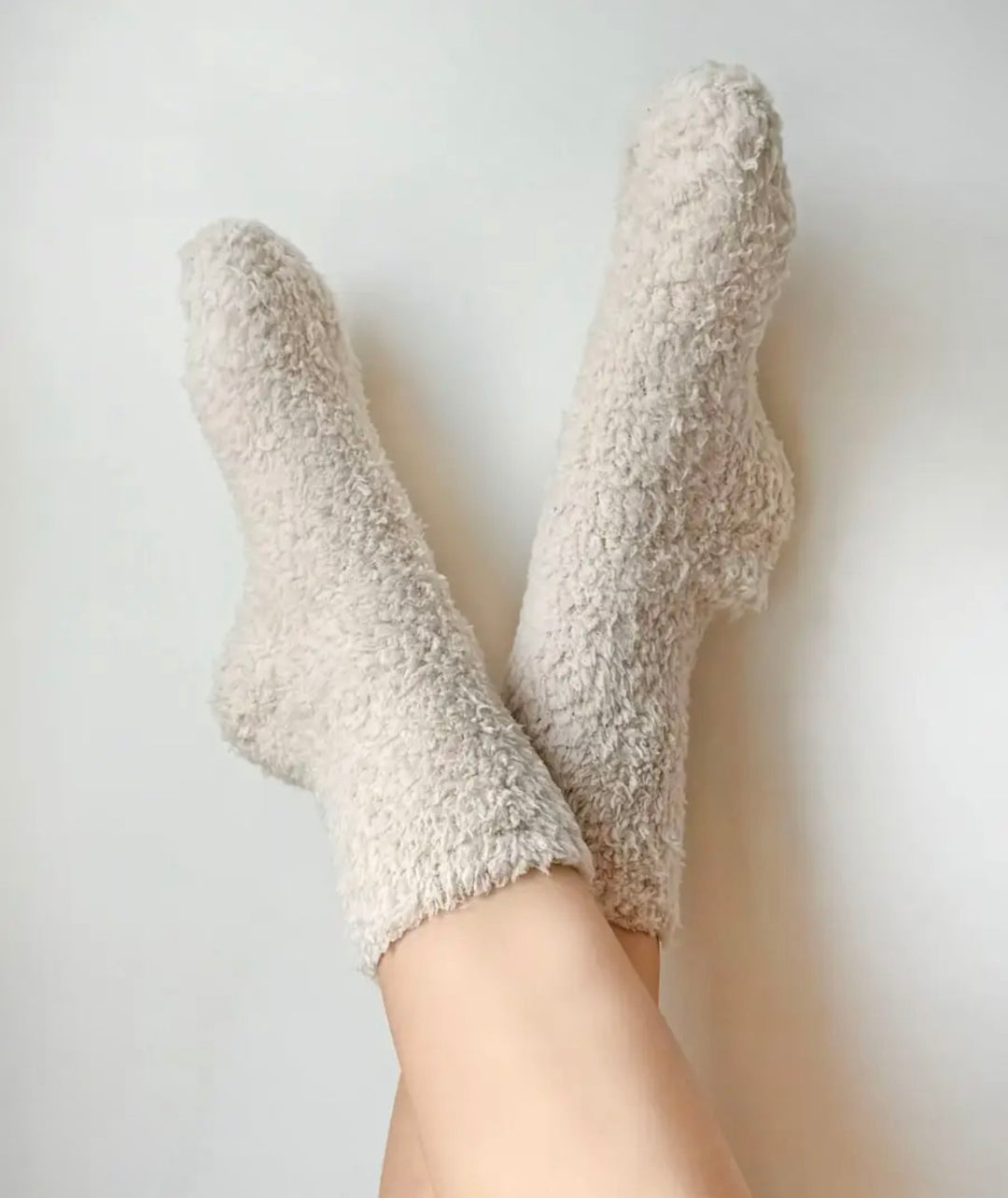 Cozy Fluffy Holiday Socks