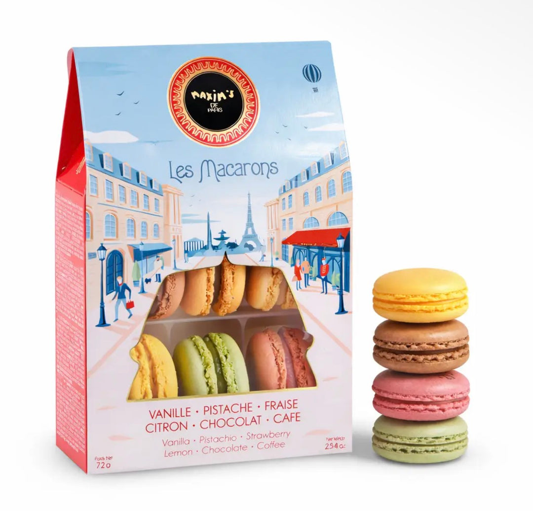 Box of Assorted Macarons Biscuits, 6pcs