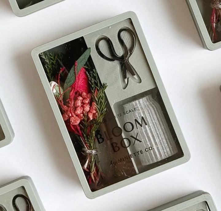Miniature Winter Holiday Bouquet Gift Box