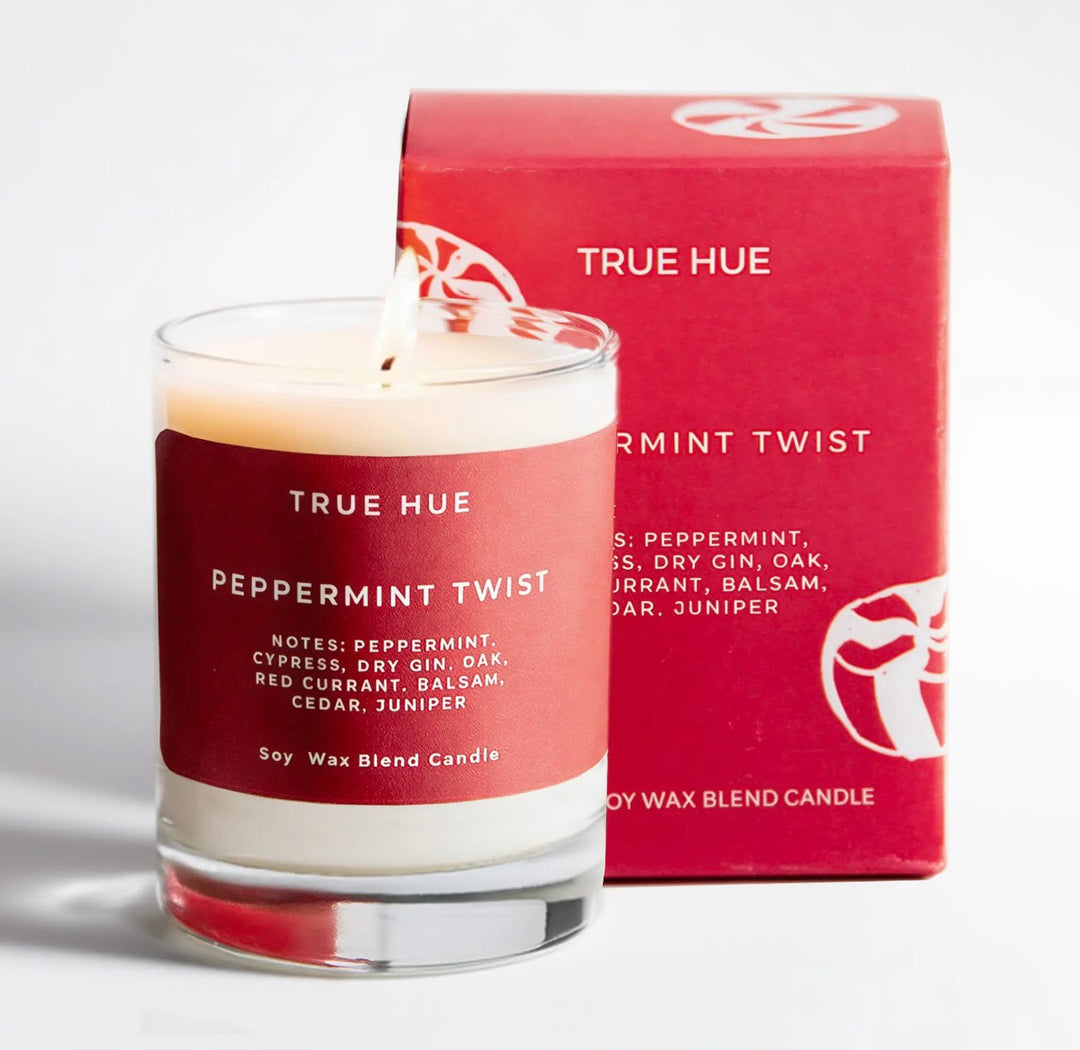 Peppermint Twist Mini Candle 2oz