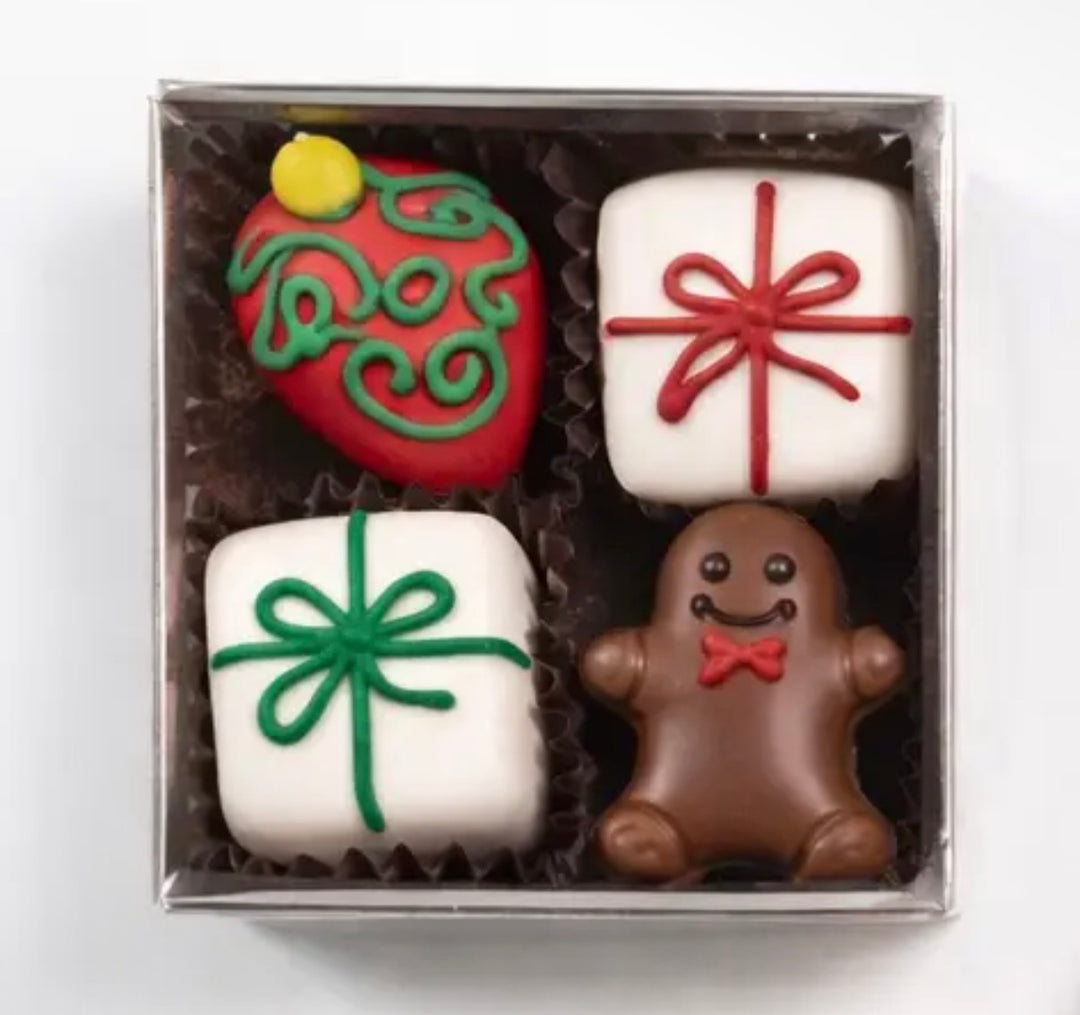 4 pc Gourmet Holiday Cake Bites, 4oz