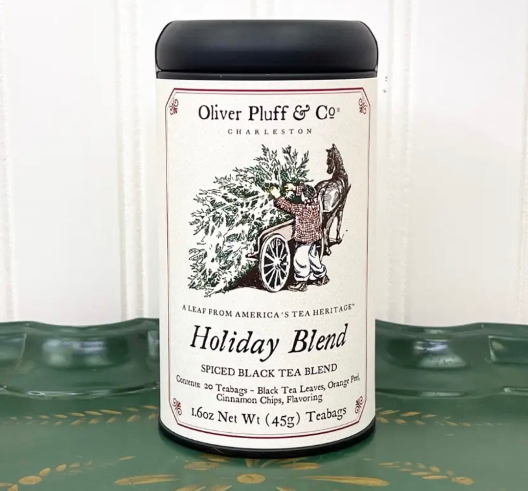 Oliver Pluff’s Holiday Tea Blend - Tea Bags in Signature Tea Tin