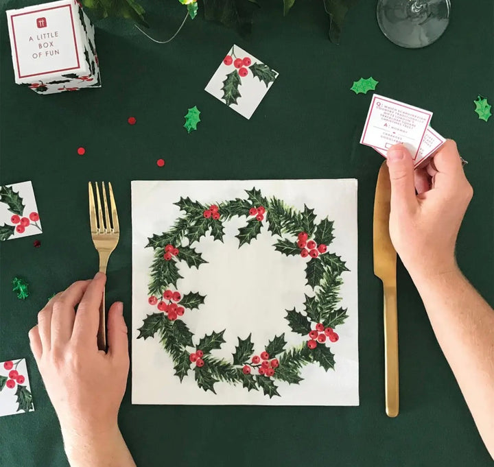 Holly Christmas Trivia &amp; Charades, Holiday Games
