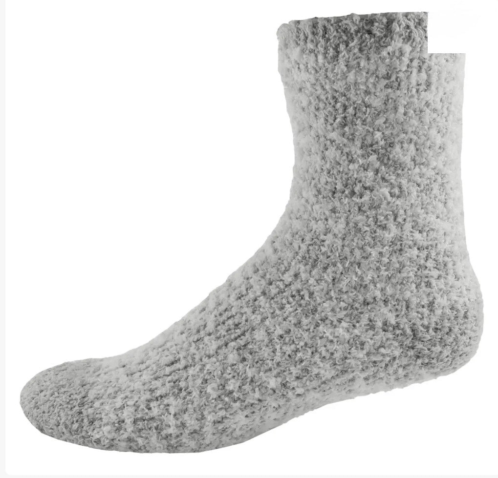 Fashion Fuzzy Feet Crew Socks