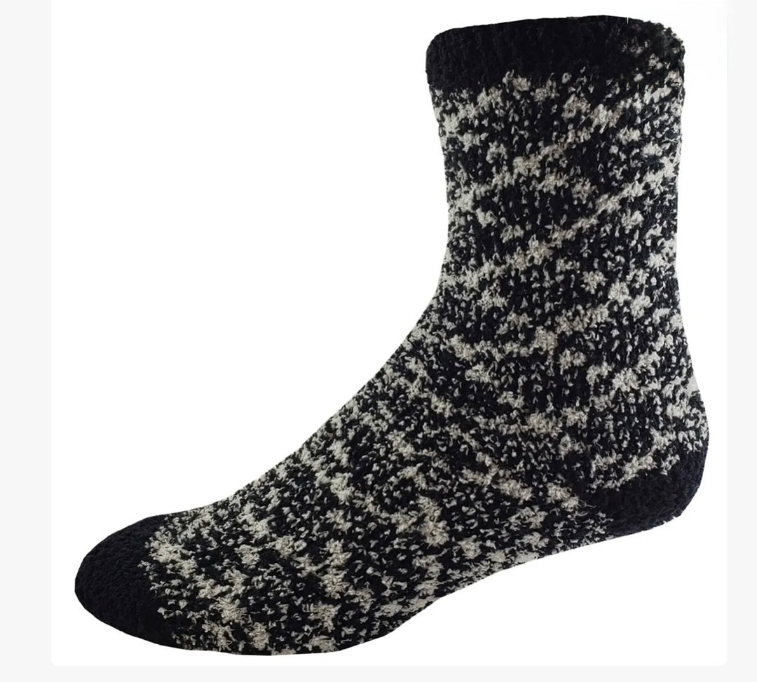 Fashion Fuzzy Feet Crew Socks