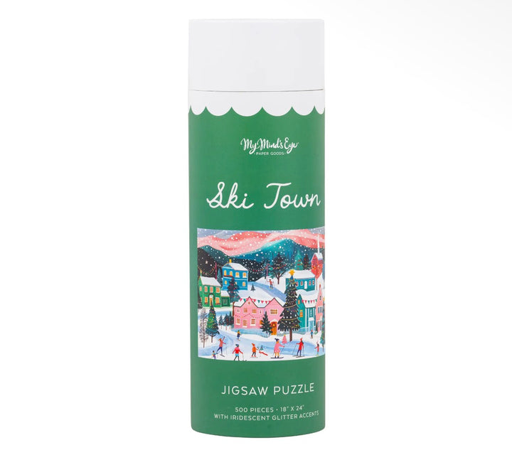 Ski Town 500 pc Jigsaw Puzzle