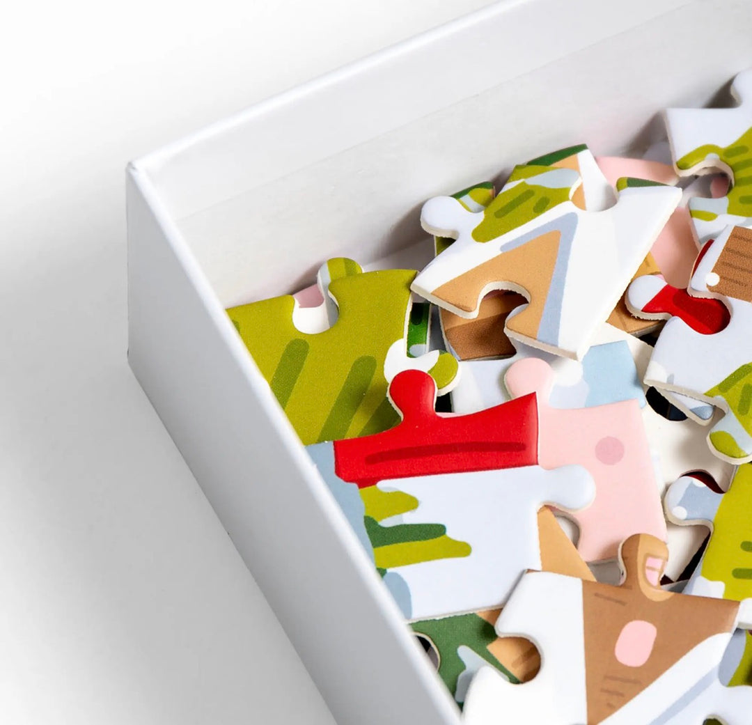 Snowy Slopes - 500 Pc Jigsaw Puzzle