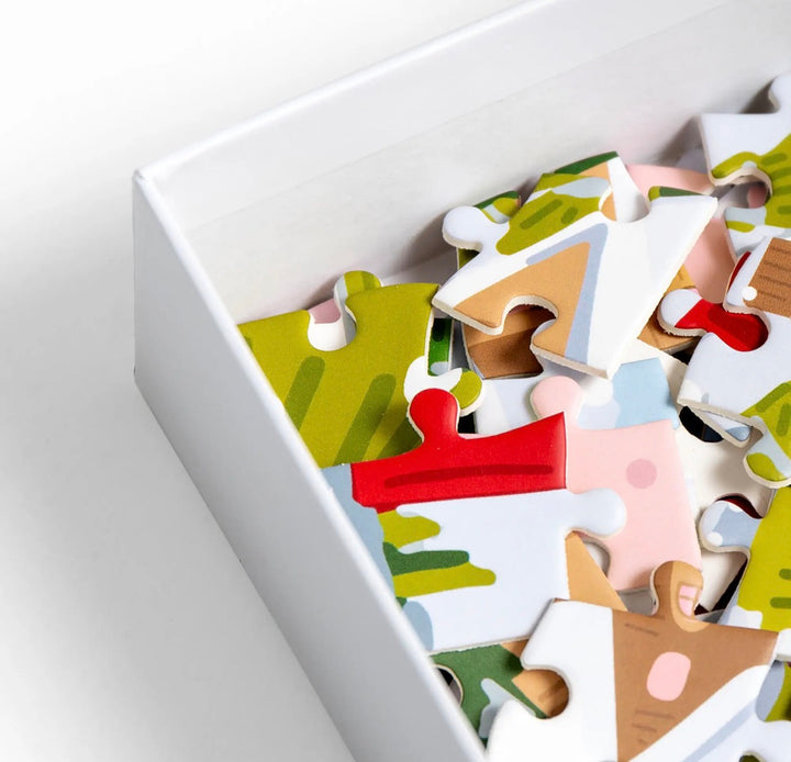 Snowy Slopes - 500 Pc Jigsaw Puzzle