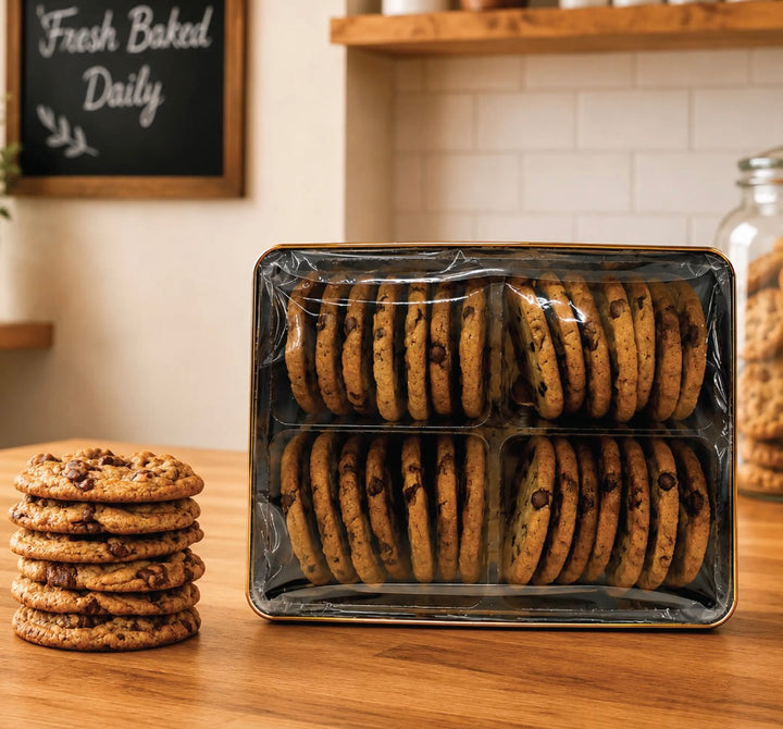 Holiday Cookie Tin - Brown Butter Chocolate Chip Cookies