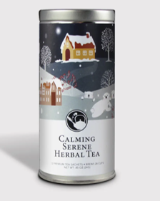 Holiday Joy Village Tea Can Gift