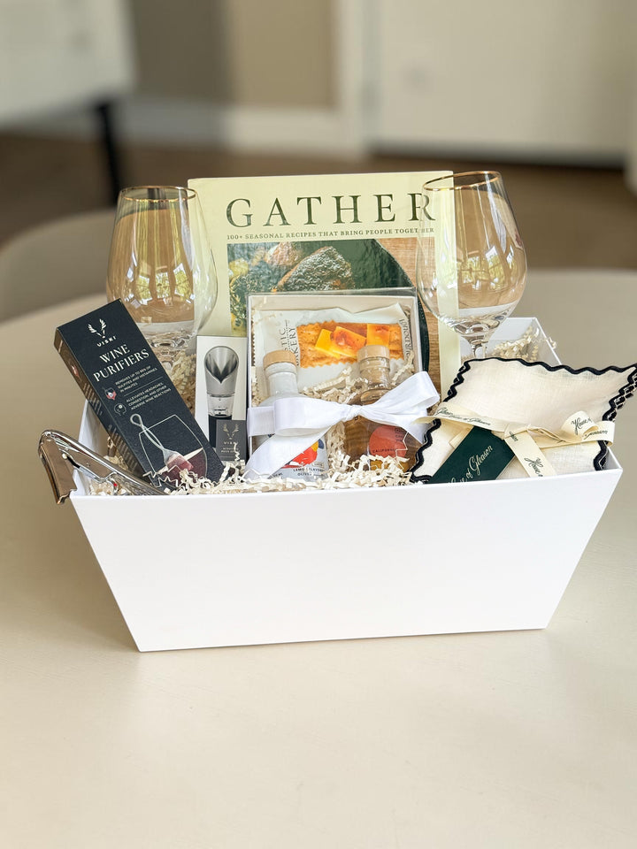 Gather &amp; Unwind | Wine Lover Gift Basket