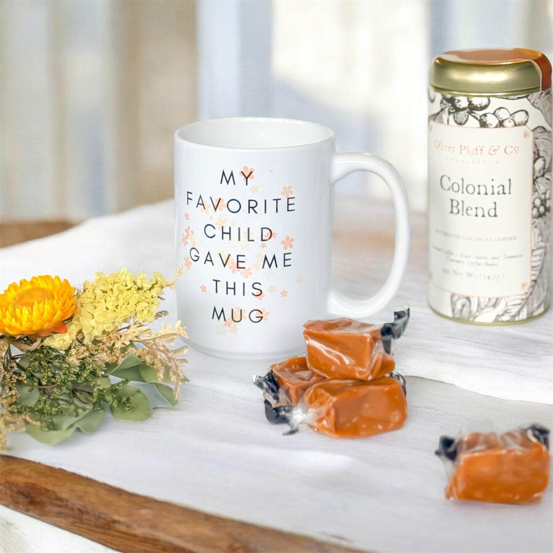 Slow Morning Gift Box for Mom | Coffee &amp; Caramel Gift Set, Ready-to-Ship Gift for Her