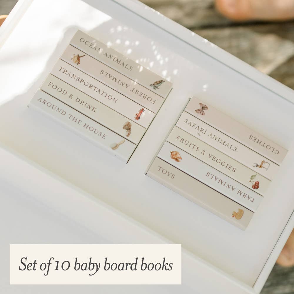 Little Library Baby Gift Box, Neutral Newborn &amp; Baby Shower Gift Set