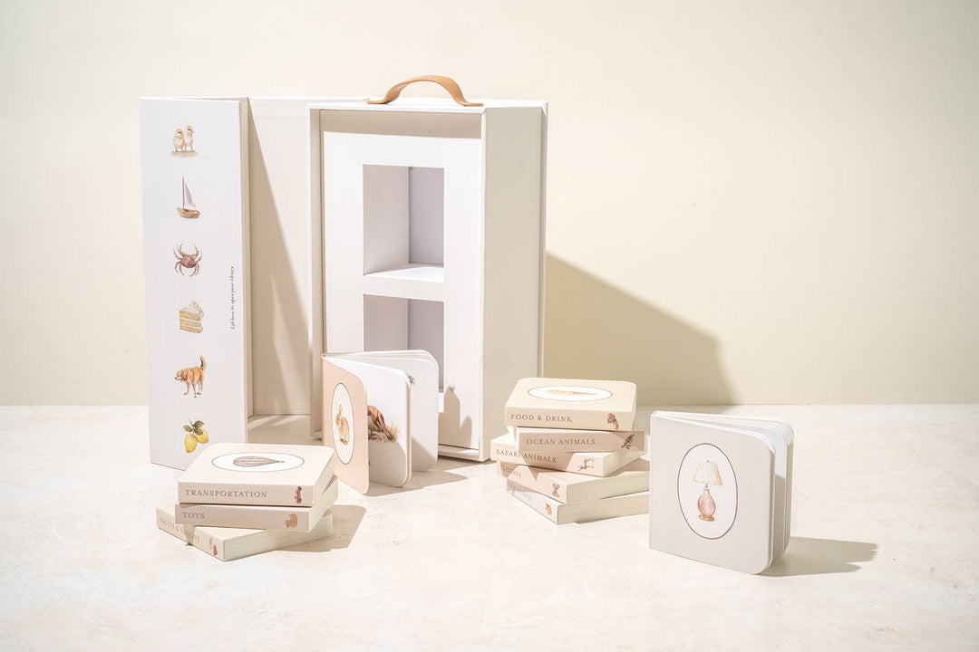 Little Library Baby Gift Box, Neutral Newborn &amp; Baby Shower Gift Set