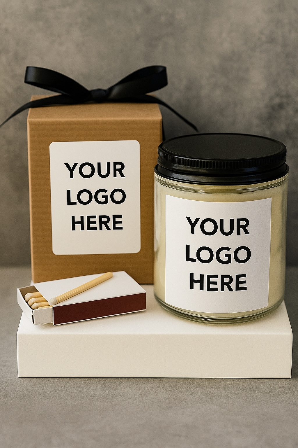 Branded Candle Gift Box – Personalized for Your Business