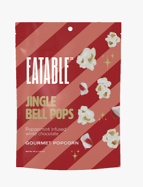 Jingle Bell Pops Mini White Chocolate Christmas Popcorn
