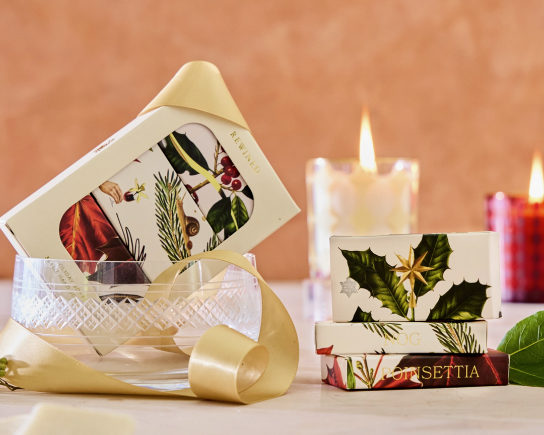 Rewined Holiday Soap