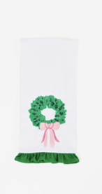 Tea Towel Sequin Wreath