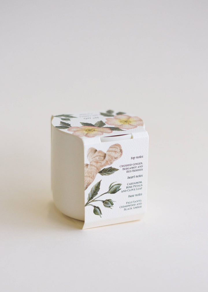 No. 06 - Ceramic Botanical Soy Candles