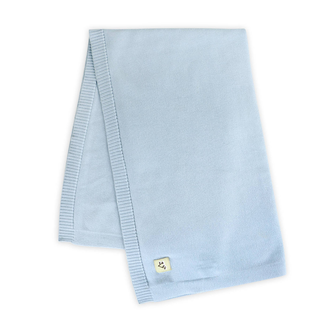 Milan Knit Classic Baby Blanket (Organic Cotton): Blush / One Size