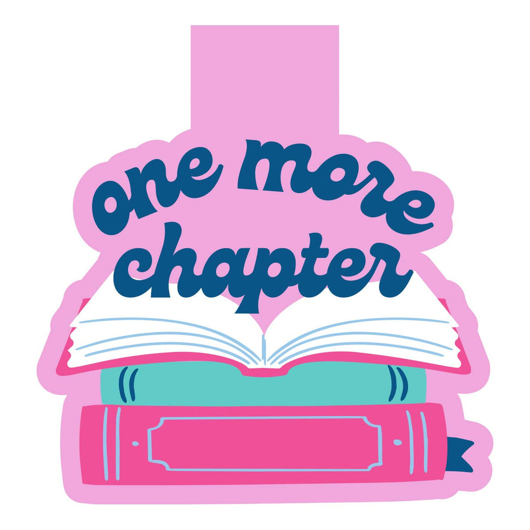 Bookmark with an open book and &