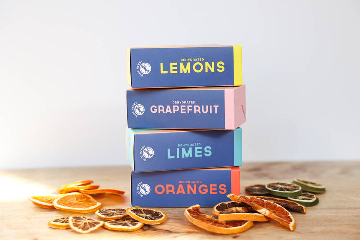 BlueHenry MINI Dried Fruit - sized for gift sets - (50count): Lemon
