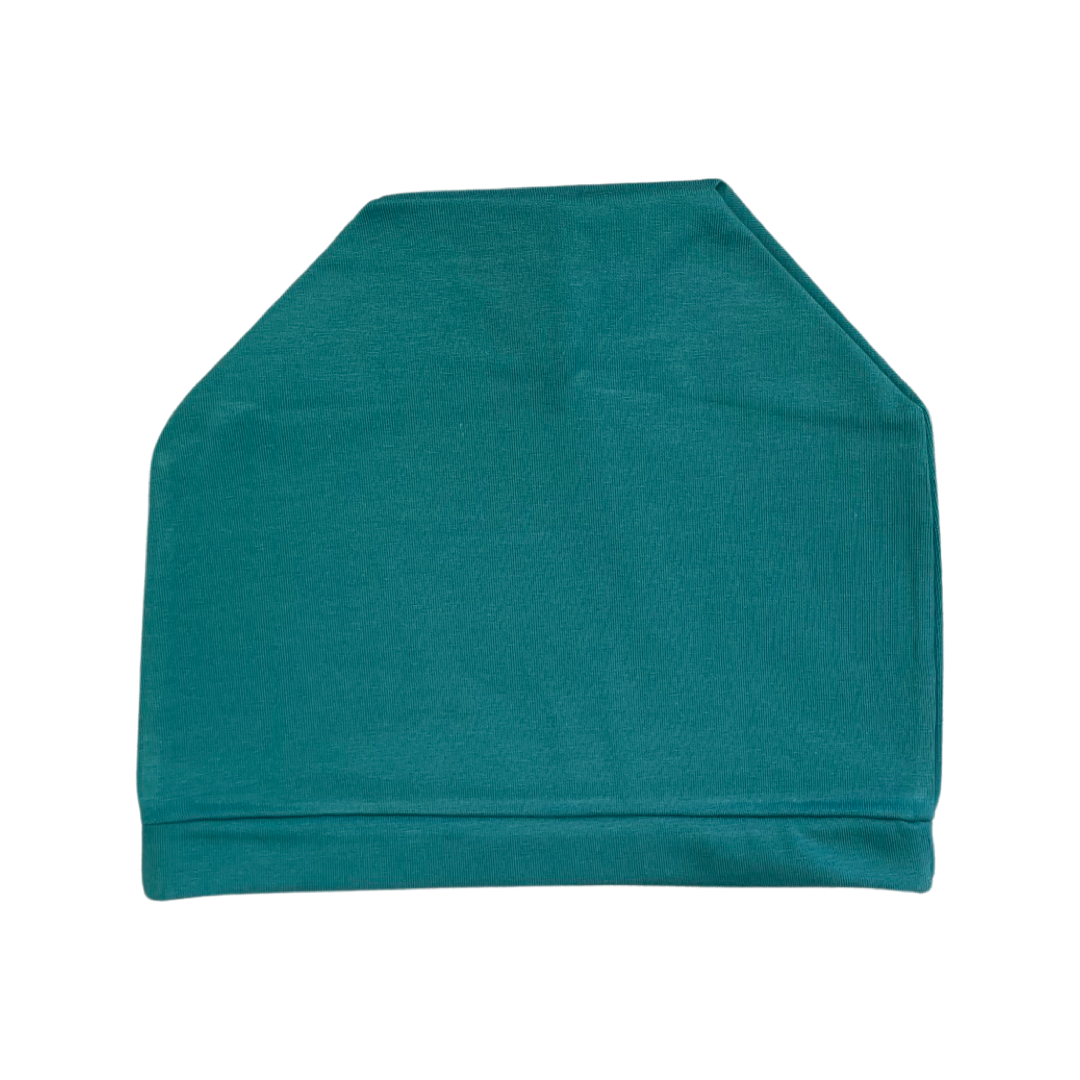 Colourful Soft Stretchy Chemo Teal Blue Beanie Hat for Women