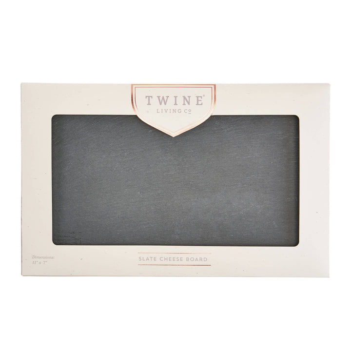 11 inch Slate Cheese Board with Natural Edges Includes Chalk