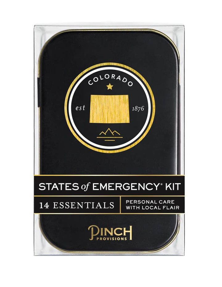 States of Emergency Kit packaging with &