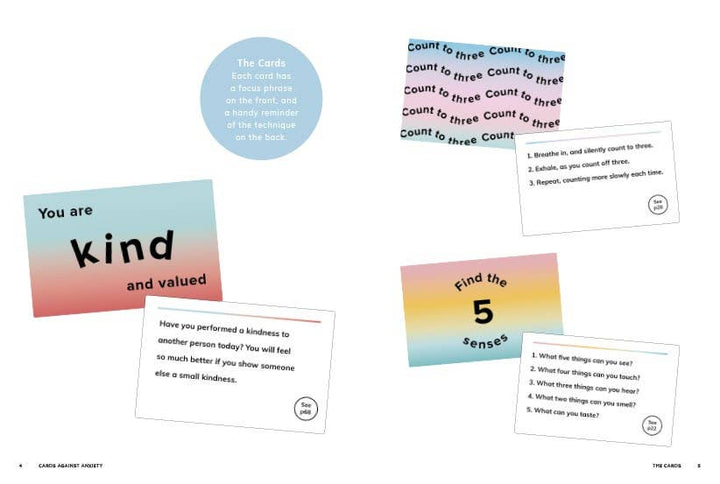 Cards Against Anxiety (Guidebook &amp; Card Set)