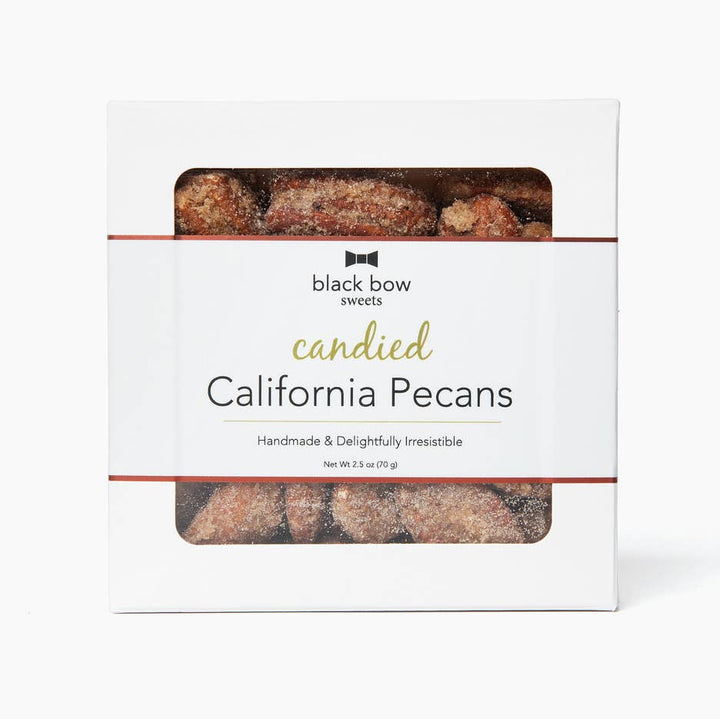 Candied California Pecan Window Box | Cinnamon Sugar: Red Foil Border