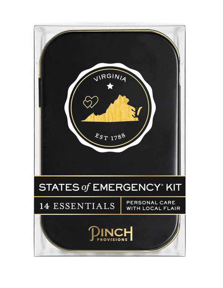 States of Emergency Kit packaging with &