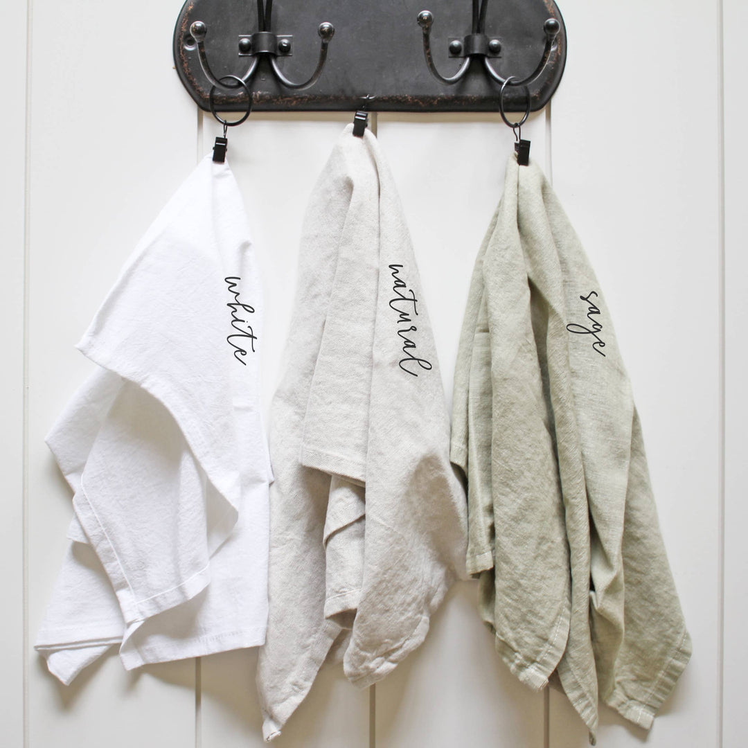 Mother Tea Towel: White