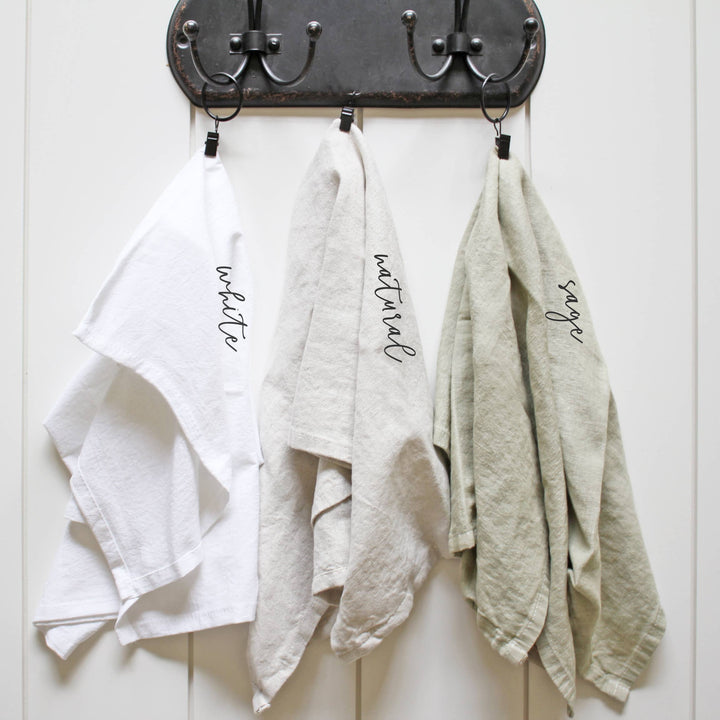 Forever My Friend Tea Towel: White