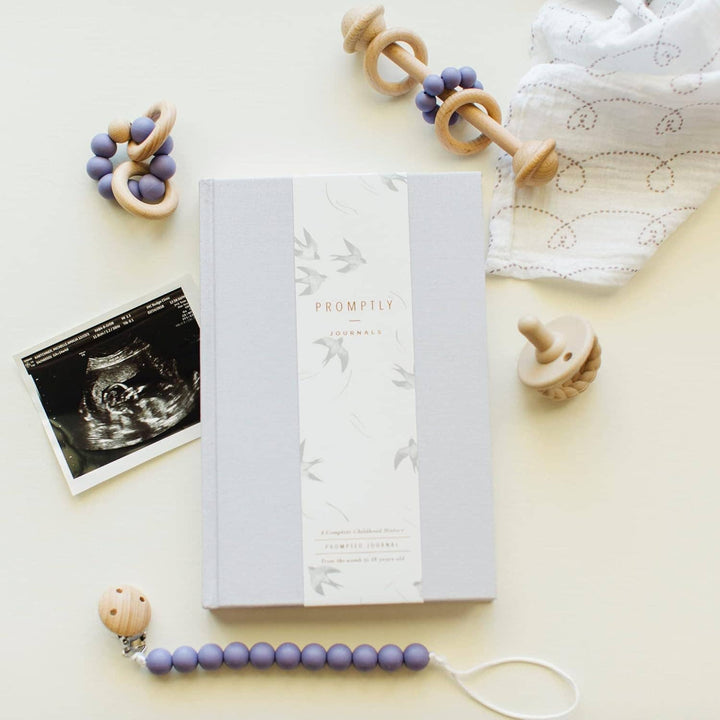 A Complete Childhood History: Pregnancy to 18 Years Journal : Sand Linen