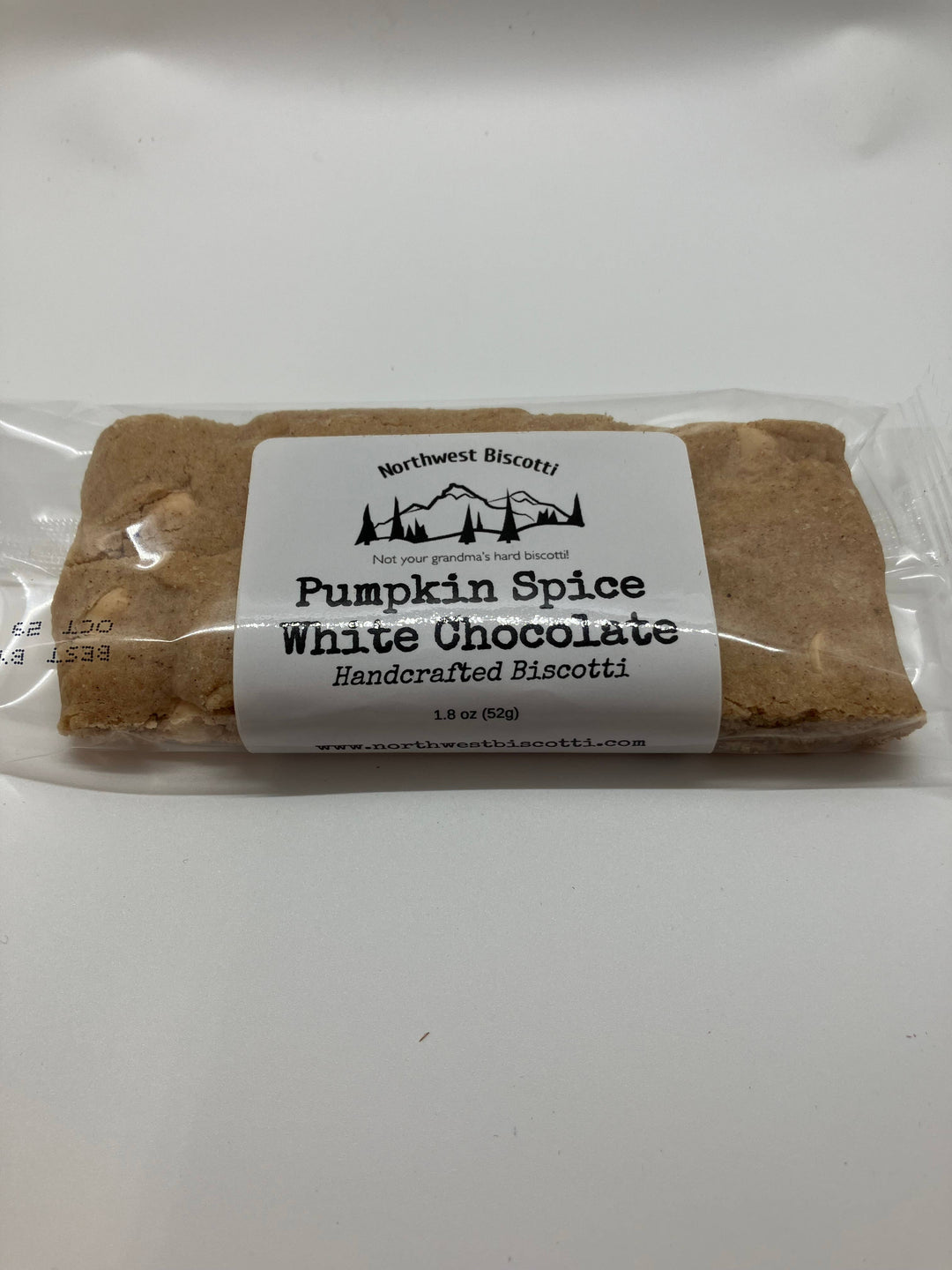 Pumpkin Spice White Chocolate Biscotti