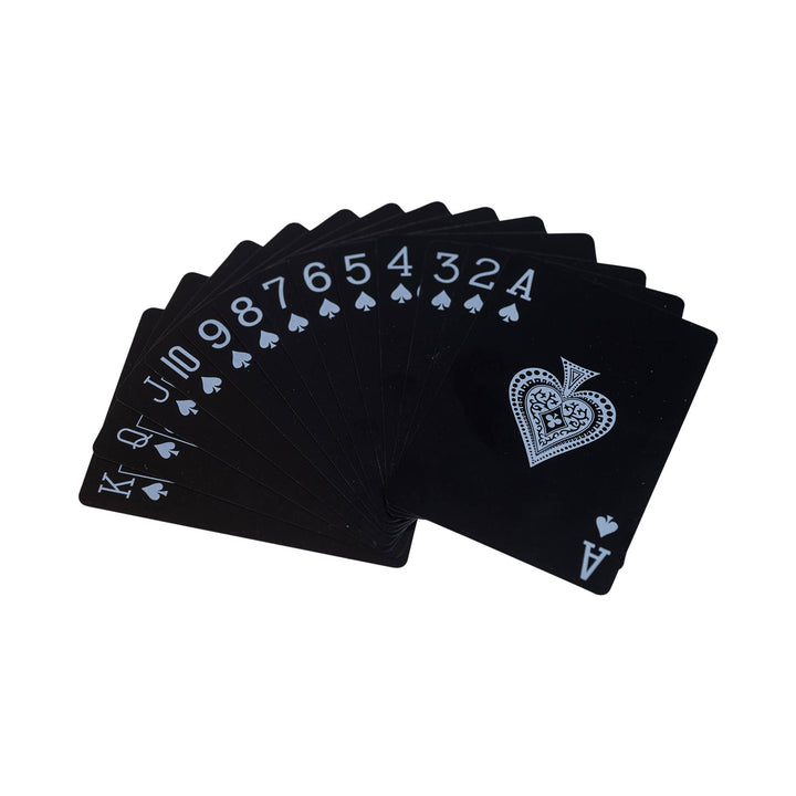 Get your head out of your apps! The mad man black edition card deck is made of high-grade plastic material providing an extremely smooth hand feel. This deck is durable, waterproof and environmentally friendly. Perfect gift for all who loves playing poker &amp; card games.