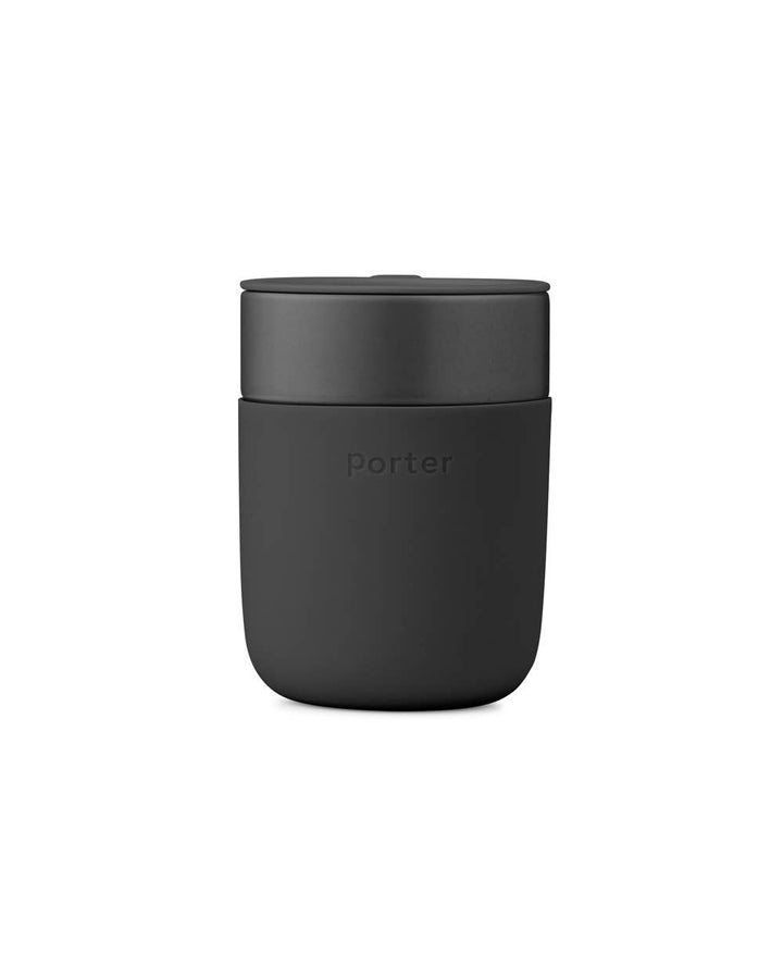 Ceramic Reusable Coffee Mug 12oz: Charcoal