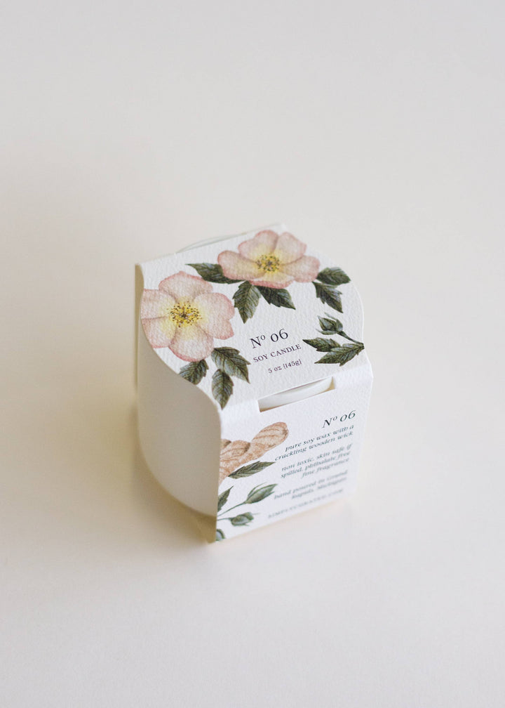 No. 06 - Ceramic Botanical Soy Candles