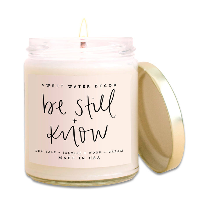 SCENT: Spa Day  SCENT NOTES: • Top: Sea Salt, Jasmine • Middle: Wood • Base: Cream  Hand poured in the USA, our clear jar vessel looks great in any space + perfect for any gift. Great for Mothers Day, Spring, Summer, Housewarming, Weddings, Engagements, Faith, First Communion, Baptism, Easter, Home Decor + Gifts.