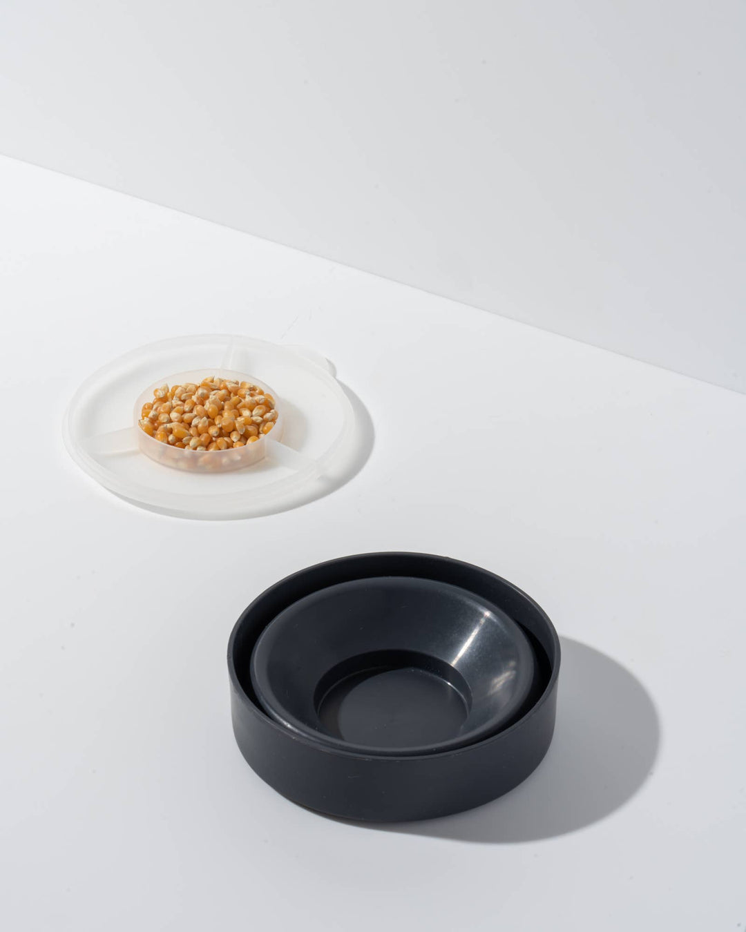 Popcorn Popper Silicone Reusable Maker- Personal Mini Size: Charcoal
